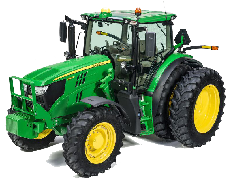 Green tractor